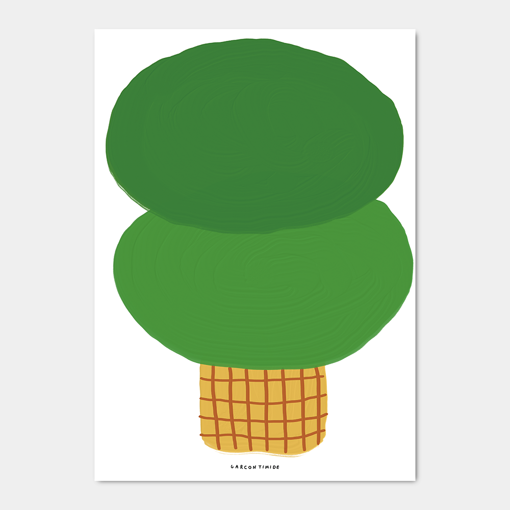 아이스크림 나무 A3 포스터